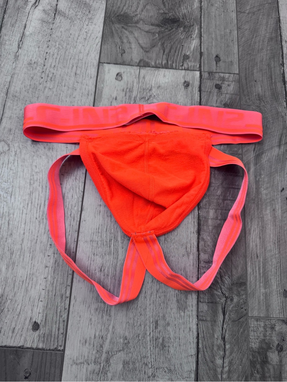 C-IN2 men Ollie Orange Super bright Jock strap jockstraps underwear pouch XL - Picture 4 of 6